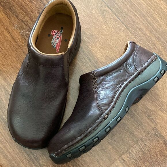 Red Wing Brown Leather Clogs Sz 8.5 - Picture 2 of 9